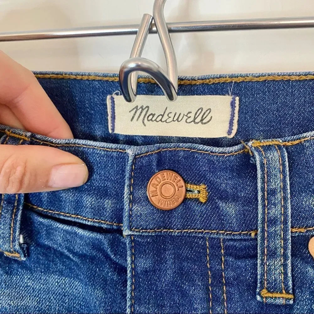 Madewell Women’s Cruiser Straight Crop Wide Leg Jeans 27 - Picture 6 of 11